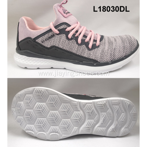 Flyknit Shoes Womens ladies casual flyknit sports breathable running shoes Factory